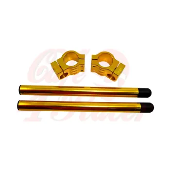 cafe 4 racer - Universal clip-ons 41mm Gold - Cafe4Racer Scrambler & CLIP-ONS handlebars 
