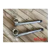 cafe 4 racer - Univerzální řídítka 41 mm stříbrná - Cafe4Racer Řídítka Scrambler a CLIP-ONS 