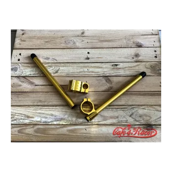 cafe 4 racer - Univerzálne riaditka 41mm Zlaté - Cafe4Racer Scrambler a CLIP-ONS riaditká 
