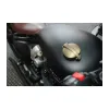 cafe 4 racer - Sada víčka nádrže Monza pro Triumph z mosazi - Motone Triumph Bonneville 