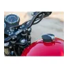 cafe 4 racer - Sada víčka nádrže Monza pro Triumph černá - leštěný kontrast - Motone Triumph Bonneville 