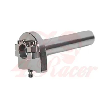 cafe 4 racer - 22 mm CNC hliníkový rýchlopal strieborný - Cafe4Racer Rýchlopal / rukoväte plynu 