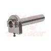 cafe 4 racer - 22 mm CNC hliníkový rýchlopal strieborný - Cafe4Racer Rýchlopal / rukoväte plynu 