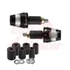 cafe 4 racer - Indikátor LED na řídítkách Conic ALU černý - HS MOTO Germany Směrová světla na řídítkách 4251352606877