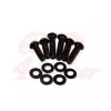 cafe 4 racer - Headlight screw set black 12 pieces 2 x M8 x 25/30/35 mm each + washer - HS MOTO Germany Accessories 4251352608291