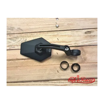 cafe 4 racer - DAYTONA Handlebar end mirror D-4, čierny - Daytona Štandardné zrkadlá 