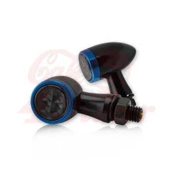 cafe 4 racer - SMD turn signal / RL set "Jack" 3in1 blue - HS MOTO Germany 2in1 and 3in1 