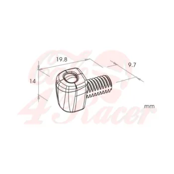 cafe 4 racer - SMD směrovka "FLY" - HS MOTO Germany Standardní ukazatele směru 4251352656933