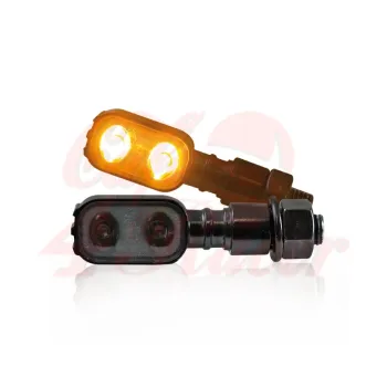 cafe 4 racer - Indikátor směru LED "Fluted" - HS MOTO Germany Standardní ukazatele směru 4251352608215