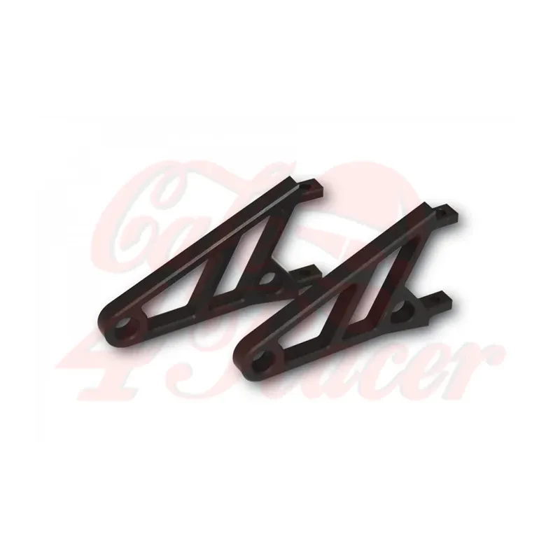 cafe 4 racer - HIGHSIDER CNC Alu headlight bracket Black SHORT - Highsider Headlights  brackets & holders   4054783028436