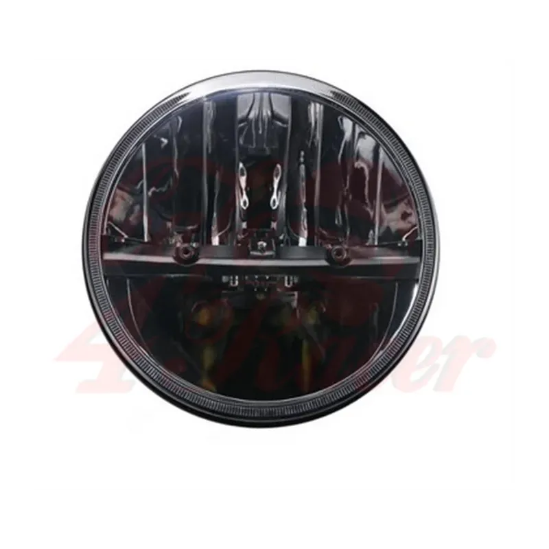 cafe 4 racer - 7" / 17,8cm Harley Headlight Led Headlamps insert black - Cafe4Racer LED Headlight & inserts 