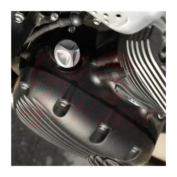 cafe 4 racer - Triumph Bonneville Buzzsaw Engine Oil Filler Cap - Shot Blast - Frosty - Motone Triumph Bonneville 