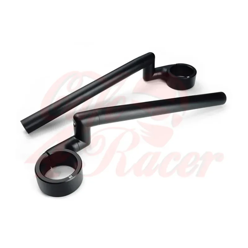 cafe 4 racer -  Rebelmoto Clip-Ons HIGH Low Rise clip-ons řídítka černá - Rebelmoto Řídítka Scrambler a CLIP-ONS 