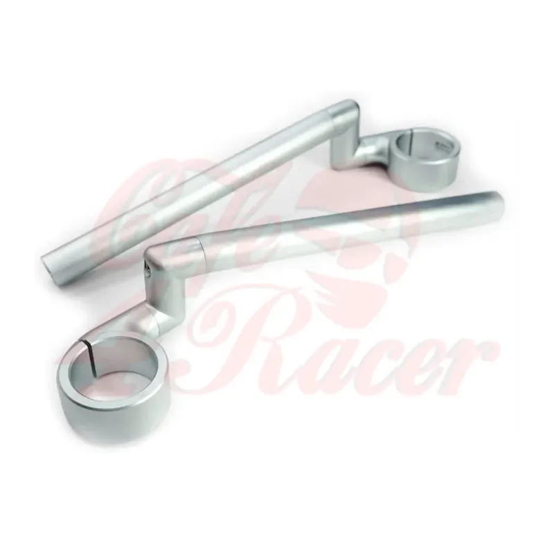 cafe 4 racer - Rebelmoto Clip-Ons HIGH Low Rise clip-ons řídítka černá - Rebelmoto Řídítka Scrambler a CLIP-ONS 