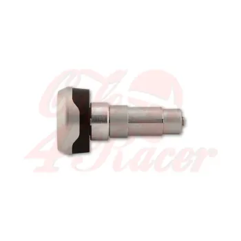 cafe 4 racer - HIGHSIDER Handlebar weights AKRON-XS silver - Highsider Bar Ends 4054783543304