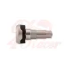 cafe 4 racer - HIGHSIDER Handlebar weights AKRON-XS silver - Highsider Bar Ends 4054783543304