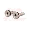 cafe 4 racer - HIGHSIDER Handlebar weights AKRON-XS silver - Highsider Bar Ends 4054783543304