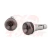 cafe 4 racer - HIGHSIDER Handlebar weights AKRON-XS titan - Highsider Bar Ends 4054783543335