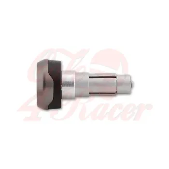 cafe 4 racer - HIGHSIDER Handlebar weights AKRON-XS titan - Highsider Bar Ends 4054783543335