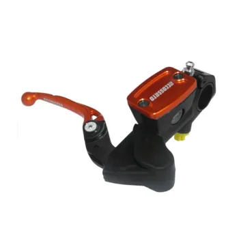 cafe 4 racer - Accossato Radial Brake Master cylinder with integrated reservoir and folding lever, Piston 10.5 mm, for Offroad motorcycles, Sco - Accossato  Radial Brake 
