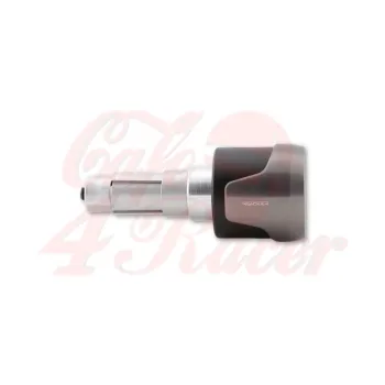 cafe 4 racer - HIGHSIDER Handlebar weights AKRON-XL titan - Highsider Bar Ends 4054783543380