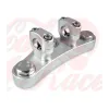 cafe 4 racer - Risers 1″ Height 32mm anodized silver - Rebelmoto Clamp Kit & Risers 