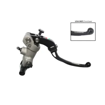 cafe 4 racer - Accossato Radial Brake Master Cylinder Accossato PRS 19x17-18-19 with folding lever, for handlebars with diameter of 25,4 mm - Accossato  Radial Brake 