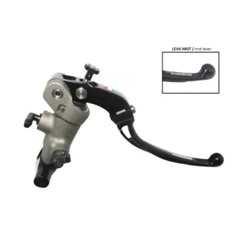 cafe 4 racer - Accossato Radial Brake Master Cylinder With Painted Body 19x18 with black revolution lever - Accossato  Radial Brake  