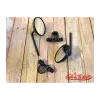 cafe 4 racer - RETRO Matte Black Mirror For Harley - Cafe4Racer Standard mirrors 