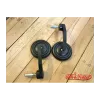 cafe 4 racer - RETRO Aluminum CNC Handle Bar End Side Mirrors black - Cafe4Racer Bar end mirrors 