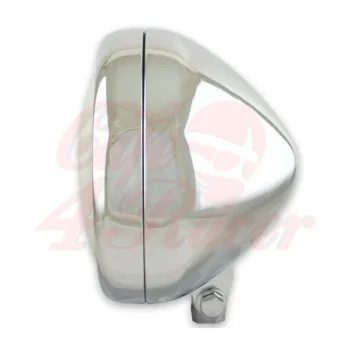 cafe 4 racer - "Area" LED headlights 5 3/4" chrome - HS MOTO Germany Headlights bottom mount 
