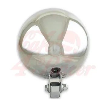 cafe 4 racer - "Area" LED headlights 5 3/4" chrome - HS MOTO Germany Headlights bottom mount 