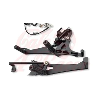 cafe 4 racer - Prepákovanie pre  K75/100/1100/K1 - komplet kit čierne/strieborné DLHÉ -  Prepákovanie 