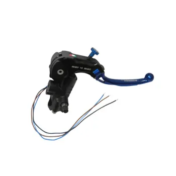 cafe 4 racer - Accossato Radial Brake Master Cylinder Accossato 19x20 With anodyzed black body and Colourful folding lever, for handlebars with - Accossato  Radial Brake 