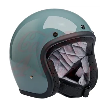 cafe 4 racer - Biltwell Bonanza Helmet Open Face  Gloss Agave - BILTWELL Biltwell Bonanza 2021 
