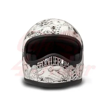 cafe 4 racer - DMD Racer Helmet Aequilibrium - DMD DMD Racer 