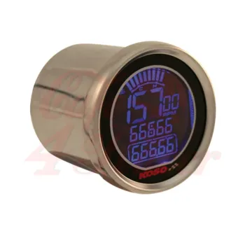 cafe 4 racer - KOSO Digital rev counter DARK, incl. holder - Daytona Digital speedometers 4260303010847