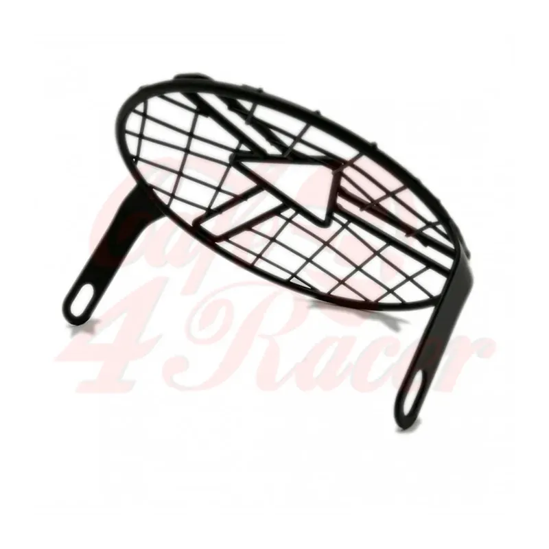 cafe 4 racer - Black BRITISH headlight grille - Cafe4Racer Headlight Grills 
