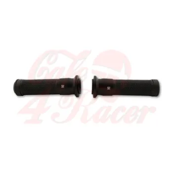 cafe 4 racer - SHIN YO Handlebar grip rubber MARANO, black, - Shin Yo 22mm &  7/8 inch 4054783543489