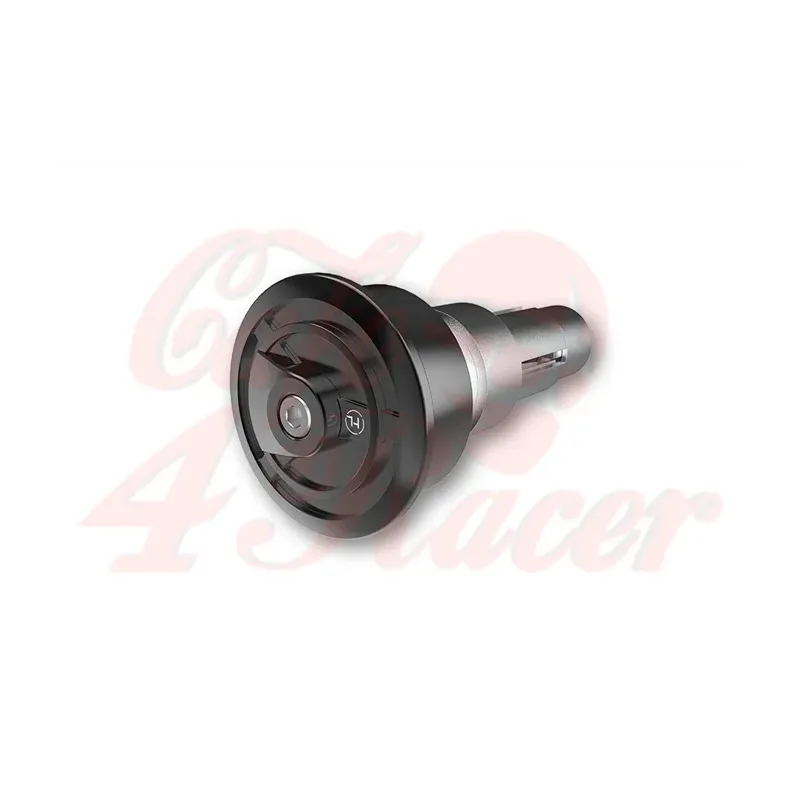cafe 4 racer - HIGHSIDER Handlebar weights ENTERPRISE-EP1 čierny - Highsider Závažia do riaditok 4054783317608