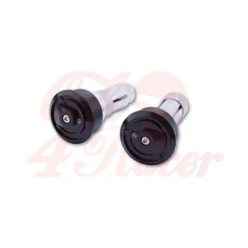 cafe 4 racer - HIGHSIDER Handlebar weights ENTERPRISE-EP1 black - Highsider Bar Ends 4054783317608