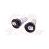 cafe 4 racer - HIGHSIDER Handlebar weights ENTERPRISE-EP1 silver - Highsider Bar Ends 4054783317615