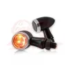 cafe 4 racer - SMD Led smerovky, brzdové svetlo / RL "Jack" 3in1 strieborné - HS MOTO Germany 2v1 a 3v1  