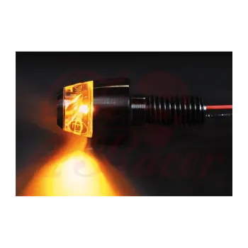 cafe 4 racer - Bolt-on Turn Signal m-Blaze Pin strieborný (Ľavá/Pravá) - Motogadget Smerovky do riadidiel 4054783191352