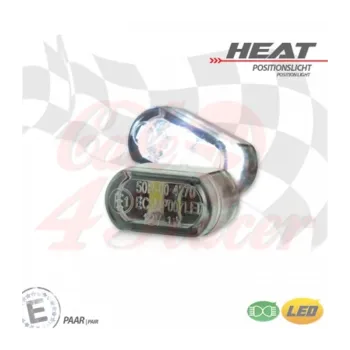 cafe 4 racer - LED built-in position light set "Heat" - HS MOTO Germany Built-in indicators & position light 4251352654458