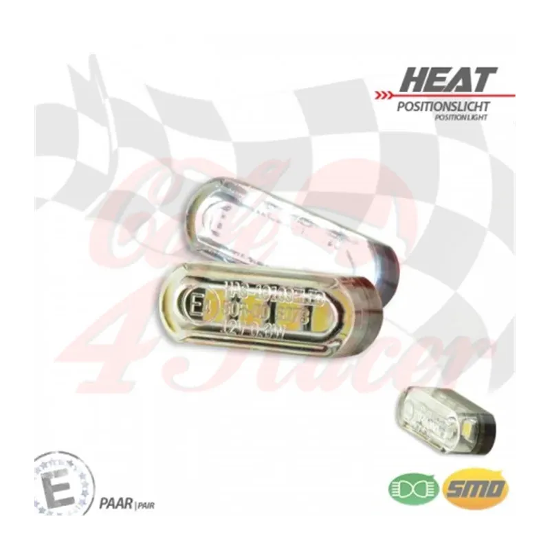 cafe 4 racer - LED built-in position light set "Heat" - HS MOTO Germany Built-in indicators & position light 4251352654458
