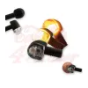 cafe 4 racer - SMD indicator rear light + turn signal combination "FLY" - HS MOTO Germany 2in1 and 3in1  4251352657398