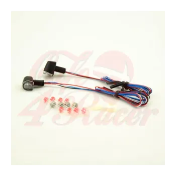 cafe 4 racer - SMD indicator rear light + turn signal combination "FLY" - HS MOTO Germany 2in1 and 3in1  4251352657398