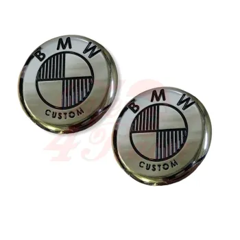 cafe 4 racer - BMW K 75/100/1100/K1 TANK logo VINTAGE NR1 70mm 2ks 46637686746 - Cafe4Racer Emblémy Nálepky Logá 