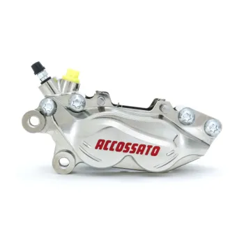cafe 4 racer - Accossato Radial Brake Caliper CNC-worked Monoblock 108 mm distance With Pistons in Titanium - Accossato  Brake calipers & pumps 